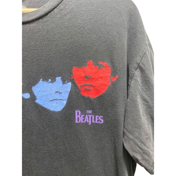 The Beatles Graphic Tee Shirt Black Size L - Picture 7 of 11